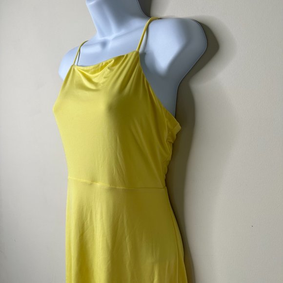 Mistress Rocks 'DANGER ZONE' Sherbet Lemon Mini Dress Women's Large NEW - Picture 4 of 9